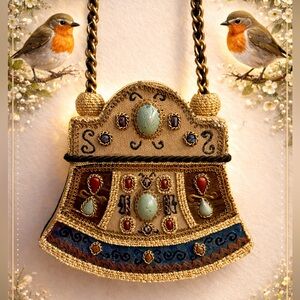 Lovely Hard Shell Women's Bag with Intricate Details